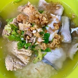 ข้าวต้มปลาอินทรีย์+ไข่ปลาอินทรีย์