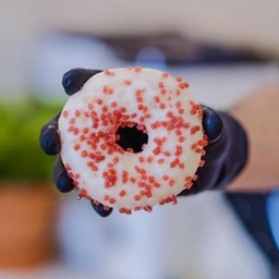 Creamy Strawberry Donut