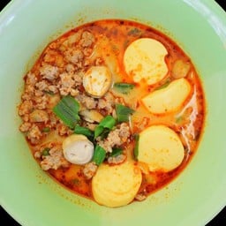 ต้มยำเต้าหู้หมูสับ