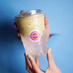 Matcha latte coconut