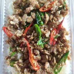 หมูสับคั่วพริกเกลือ
