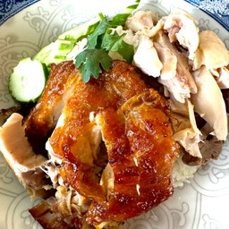 ข้าวไก่ผสม