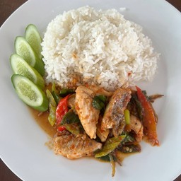 พริกแกงปลากะพง