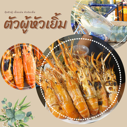 กุ้งตัวผู้ 10-12 ตัว