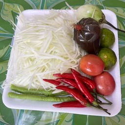 ส้มตำปลาร้าชุดใหญ่