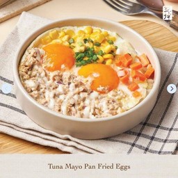 Pan Fried Eggs Tuna Mayo