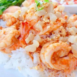 ข้าวทะเลกระเทียม