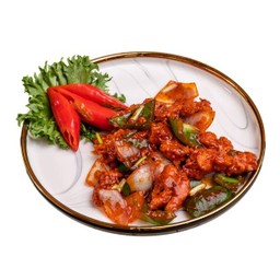 ไก่ ราดพริก