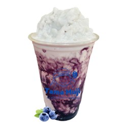 นมสดบลูเบอร์รี่ปั่น