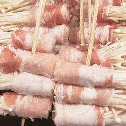 เบค่อนพันเห็ดเข็มทอง