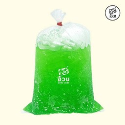 น้ำเขียวโซดา (มัดปาก)