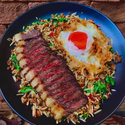 เซ็ทมินิกะเพราเนื้อหน้าสเต็กเนื้อ Picanya 150g