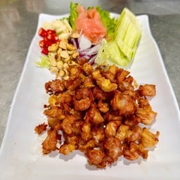 แหนมเอ็นไก่ทอด