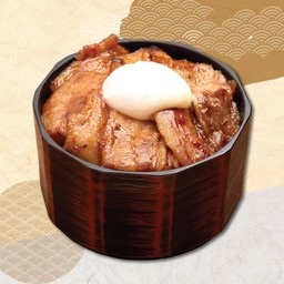 ข้าวหน้าหมูย่างไข่ออนเซ็น