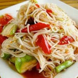 [ส้มตำเจ้เก๋ครกแตกซีฟู้ด] ตำซั่ว