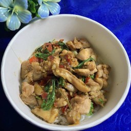 ข้าวกระเพราใจฟู บางกะปิ