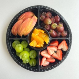 ผลไม้รวม 5 อย่างเซ็ต 1 (กล่องกลม) - 5 Mixed Fruits set 1 (rounded)