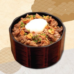 ข้าวหน้าเนื้อย่างไข่ออนเซ็น