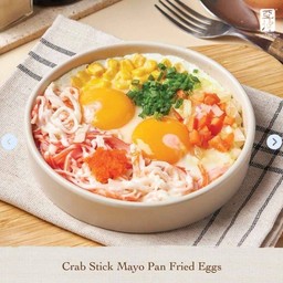 Pan Fried Eggs Crab Stick Mayo