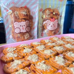 ขนมปังกรอบหมูหยองพริกเผา (สูตรเด็ด)