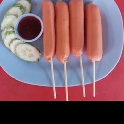 ไส้กรอกไก่จั้มโบ้หนังกรอบ