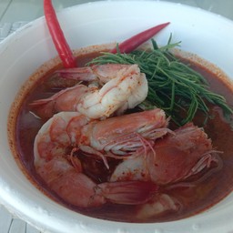 แกงส้มไข่เจียวชะอมรสเด็ด