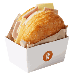 ครัวซองต์เบอร์เกอร์ รส แฮมชีส x ไข่ดาว