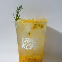 Passionfruit soda เสาวรสโซดา