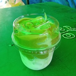 นมเหนียวชาเขียว