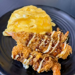 ข้าวเทมปุระ+ไข่ข้น