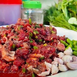 ก้อยเนื้อดิบ(ขม)