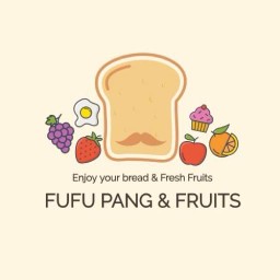 FUFU PANG & FRIUTS ขนมปังปิ้งและผลไม้สดพร้อมทาน