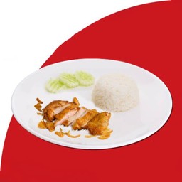 ข้าวไก่ทอดหอมเจียว
