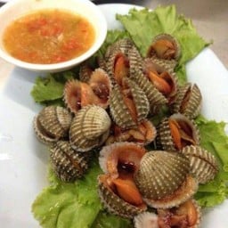 หอยแครงลวก