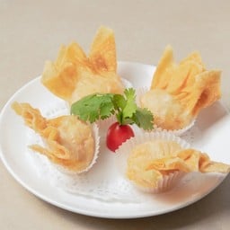 เกี๊ยวกุ้งทอดวาซาบิ