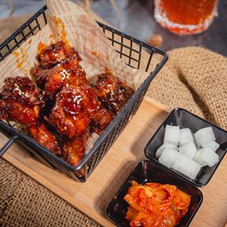 ไก่ทอดซอสกระเทียม 5 ชิ้น