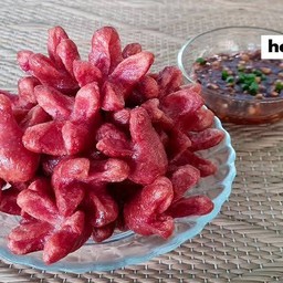 ไส้กรอกแดงทอด ลำๆ