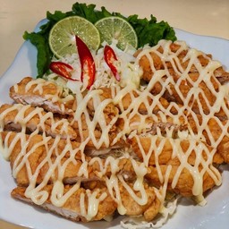 ไก่กรอบซอสมะนาว