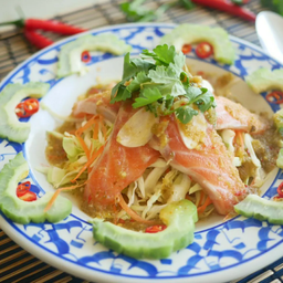 แซลม่อนแช่น้ำปลา