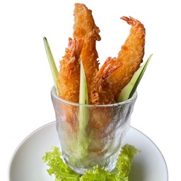 กุ้งชุปแป้งทอด