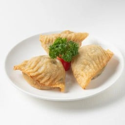 เกี๊ยวทอดไส้หมูและกุ้ยช่าย