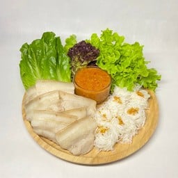 เมี่ยงหมูสามชั้นสไลค์