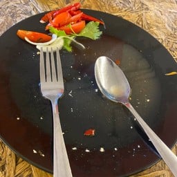 ยำไข่ดาว + ไข่เค็ม