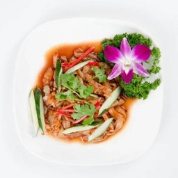 ยำ แมงกะพรุนน้ำมันงาสไตล์เสฉวน (M)