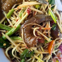 ตำปูปลาร้า กุ้งดอง