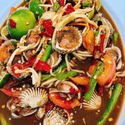 ตำหอยแครง