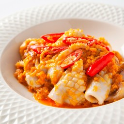 หมึกผัดไข่เค็ม