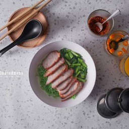 บะหมี่หมูแดงแห้ง