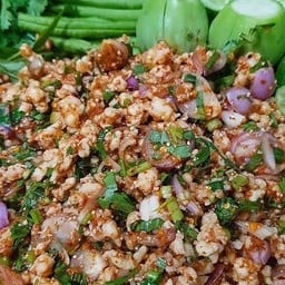 ลาบกุ้งสับ(กุ้งขาว)