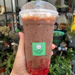 โกโก้สตอเบอรี่ (แบบแก้ว)